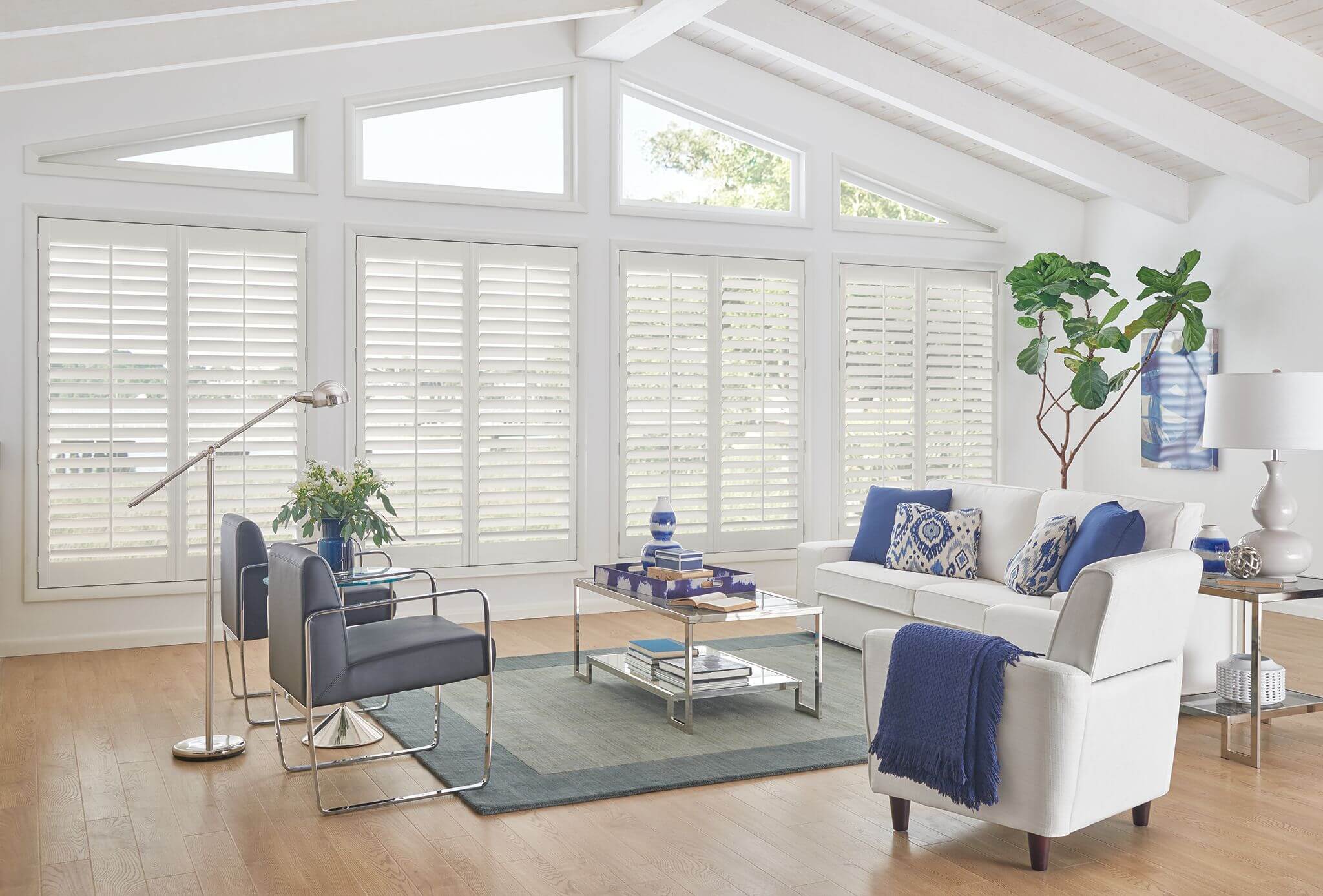 White Plantation Shutters